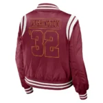 Washington Commanders Burgundy Bomber Full-Zip Jacket