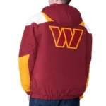 Washington Commanders Burgundy and Gold Pullover Hoodie Jacket