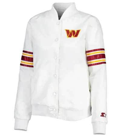Washington Commanders Line Up White Jacket