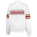 Washington Commanders Line Up White Jacket