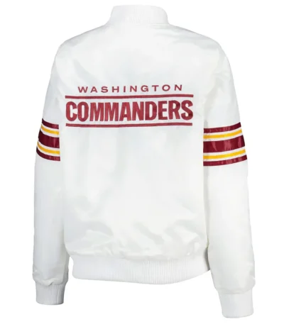 Washington Commanders Line Up White Jacket