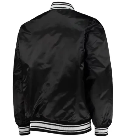 Washington Commanders Locker Room Black Satin Jacket