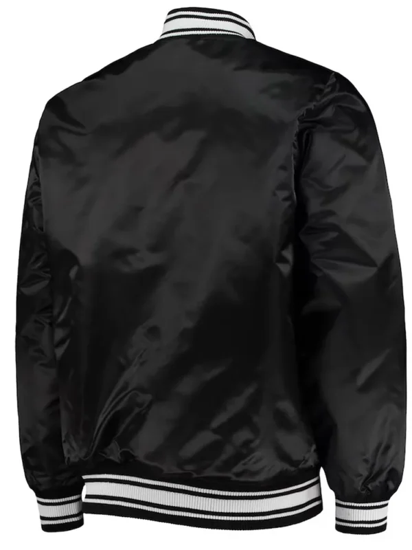 Washington Commanders Locker Room Black Satin Jacket
