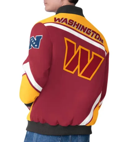 Washington Commanders Maximum Racing Burgundy Jacket