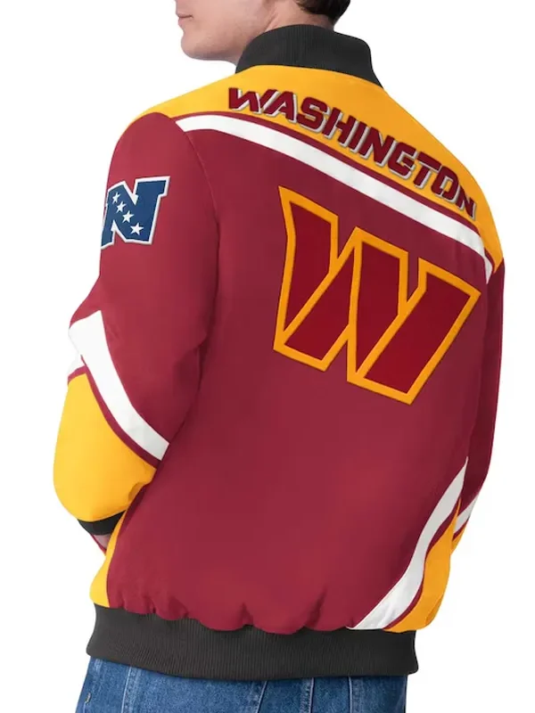 Washington Commanders Maximum Racing Burgundy Jacket
