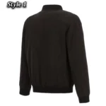 Washington Commanders Nylon Black Bomber Jacket
