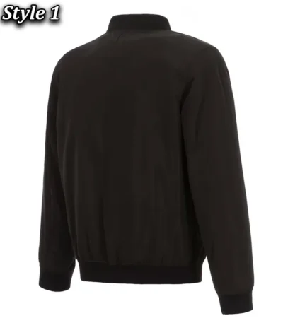 Washington Commanders Nylon Black Bomber Jacket
