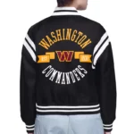Washington Commanders Printed Logo Varsity Satin Jacket