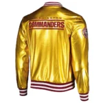 Washington Commanders The Wild Collective Gold Metallic Jacket