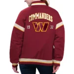 Washington Commanders Tournament Burgundy Varsity Jacket