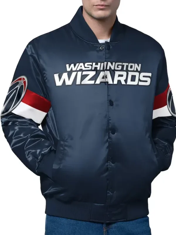 Washington Wizards Triple Option Varsity Jacket