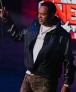 Mike Epps 2026 Black Bomber Jacket