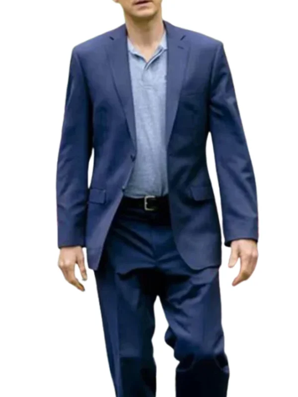 Wes Winters Chesapeake Shores Notch Collar Formal Blue Suit