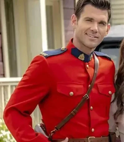 When Calls the Heart S10 Nathan Grant Red Wool Jacket