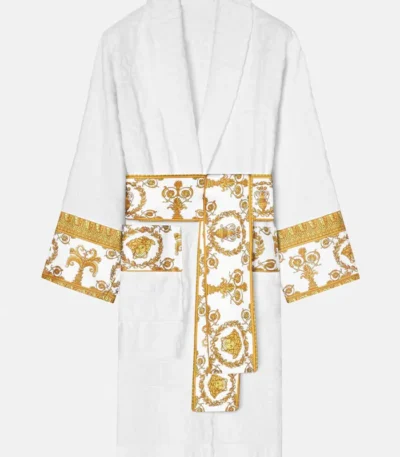 White Versace Robe