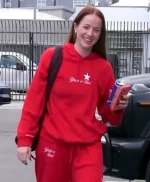 Whitney Leavitt You’re a Star Red Hoodie and Sweatpants
