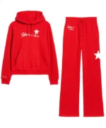 Whitney Leavitt You’re a Star Red Hoodie and Sweatpants