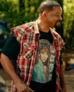 Will Smith Bad Boys Ride or Die Plaid Shirt