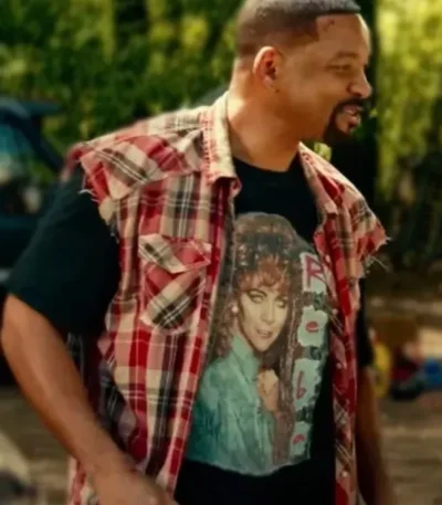 Will Smith Bad Boys Ride or Die Plaid Shirt