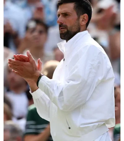 Wimbledon Novak Djokovic White Jacket
