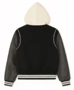 Winter Wonderland Roxy Horne Black Varsity Jacket