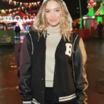 Winter Wonderland Roxy Horne Black Varsity Jacket