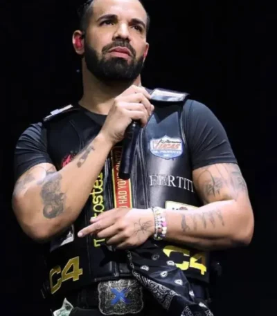 Wireless Festival Drake Leather Vest