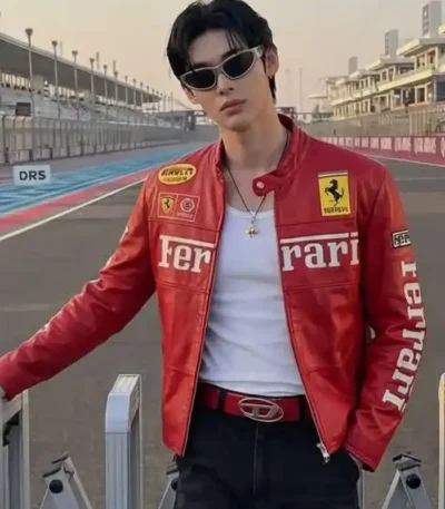 Grand Prix Wonho Red Ferrari Jacket