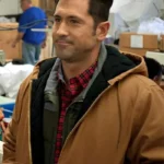Wyatt Davis A Christmas in Vermont Brown Jacket