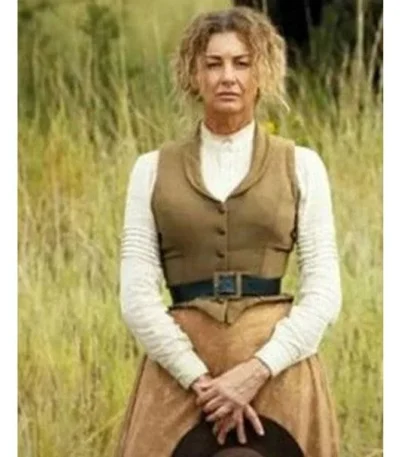 Yellowstone Origin 1883 Margaret Dutton Brown Vest