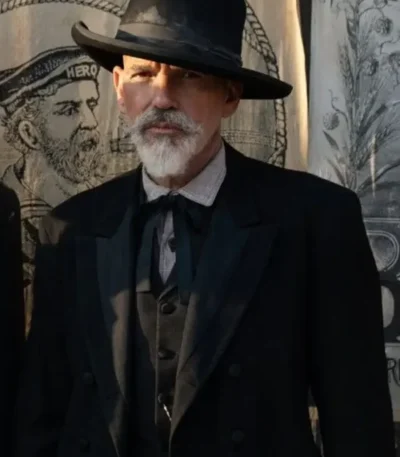 Yellowstone Origin 1883 Marshal Jim Courtright Black Coat