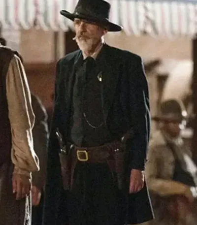 Yellowstone Origin 1883 Marshal Jim Courtright Black Coat