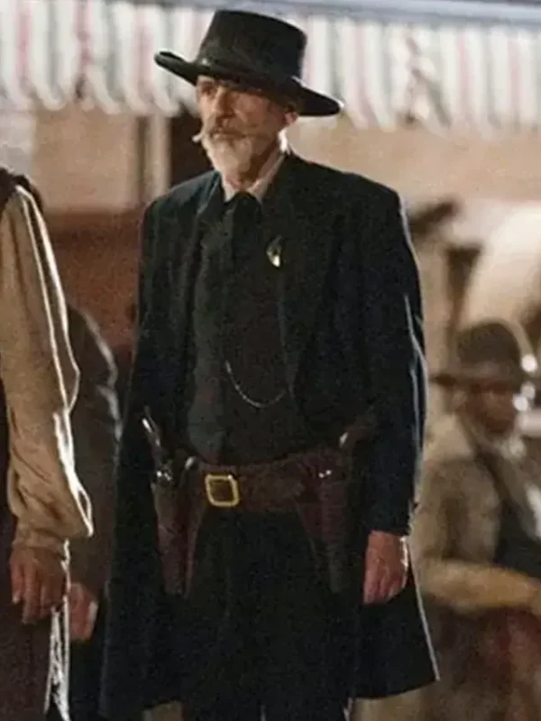 Yellowstone Origin 1883 Marshal Jim Courtright Black Coat