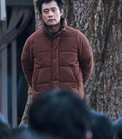Yeong-tak Concrete Utopia 2023 Brown Puffer Jacket
