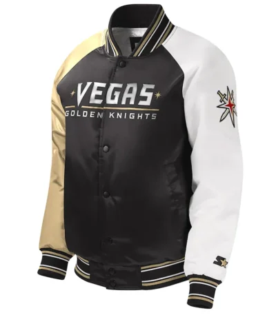 Youth Vegas Golden Knights Varsity Satin Jacket