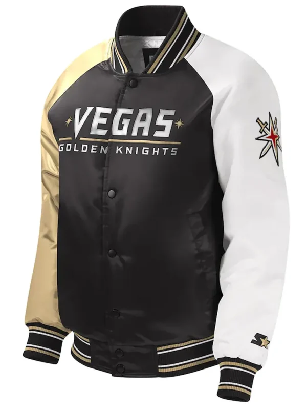 Youth Vegas Golden Knights Varsity Satin Jacket