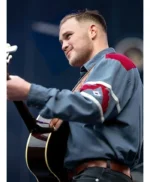 Zach Bryan Red And Blue Button Up Shirt