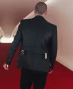 Zayn Malik Eyes Closed Leather Jacket