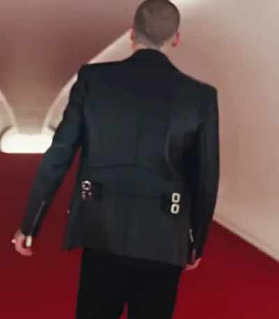 Zayn Malik Eyes Closed Leather Jacket