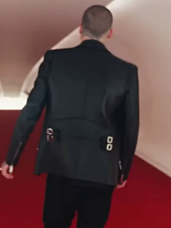 Zayn Malik Eyes Closed Leather Jacket
