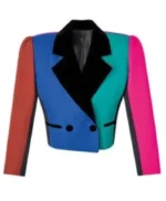 Zendaya Vanity Fair Color Block Suit