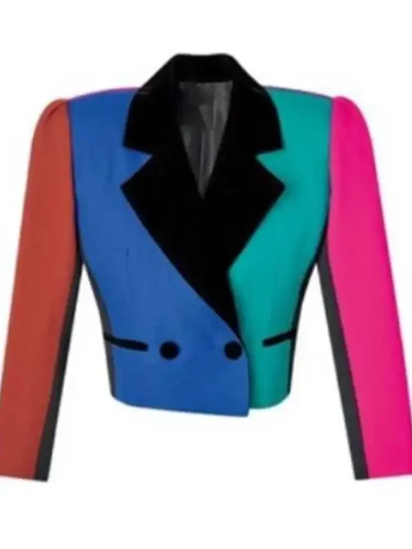 Zendaya Vanity Fair Color Block Suit