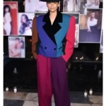 Zendaya Vanity Fair Color Block Suit