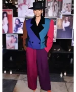 Zendaya Vanity Fair Color Block Suit