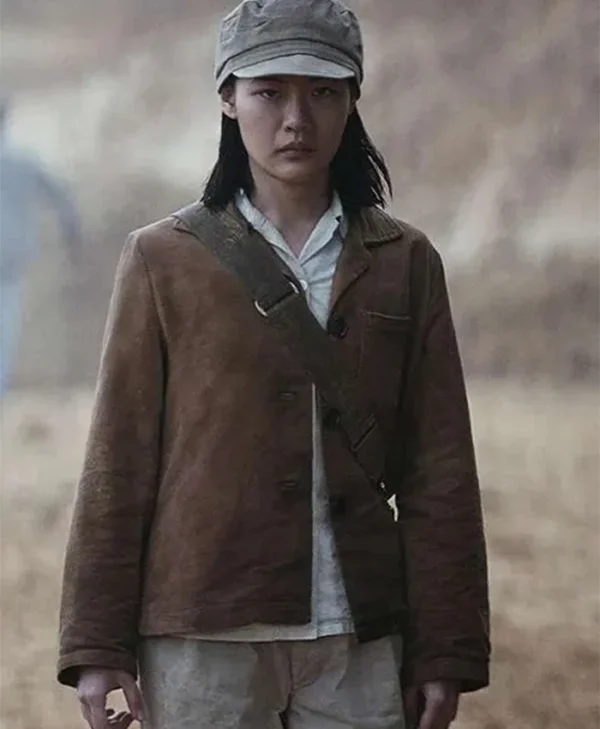 Zine Tseng 3 Body Problem S01 2024 Brown Jacket
