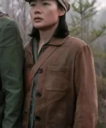 Zine Tseng 3 Body Problem S01 2024 Brown Jacket
