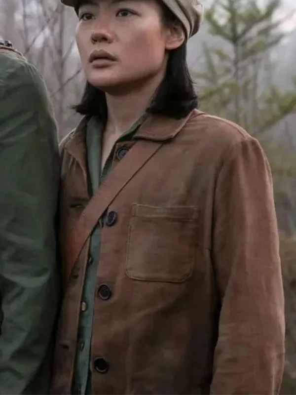 Zine Tseng 3 Body Problem S01 2024 Brown Jacket