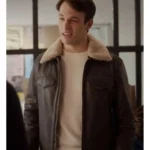 Sebastiano Pigazzi And Just Like That Leather Jacket