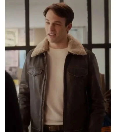 Sebastiano Pigazzi And Just Like That Leather Jacket