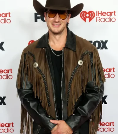 iHeartRadio Music Awards Russell Dickerson Fringe Jacket